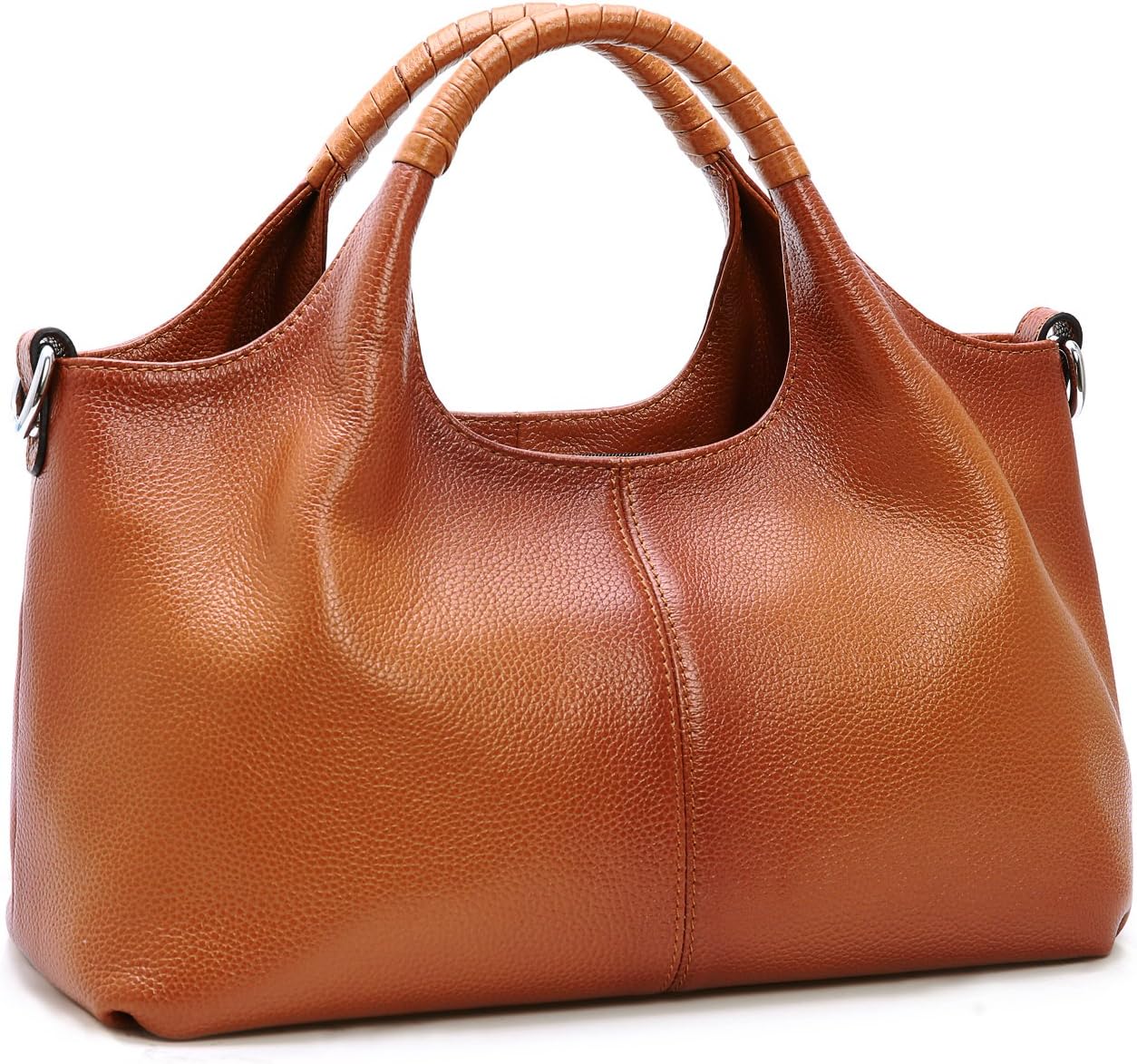 Quiet Luxury Bags Crossbody - กระเป๋าสะพายไหล่หนังแท้และกระเป๋าถือหรูหราสำหรับผู้หญิง กระเป๋าถือดีไซเนอร์แบบสะพายข้าง กระเป๋าโท้ทขนาดกลาง
