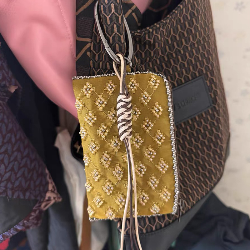 Luxury Bags And Accessories - กระเป๋าใส่ของจุกจิกขนาดเล็กสำหรับผู้หญิง กระเป๋าถือดีไซน์หรูหรา รุ่นใหม่ปี 2026 ทำจากโพลีเอสเตอร์ เย็บมือ