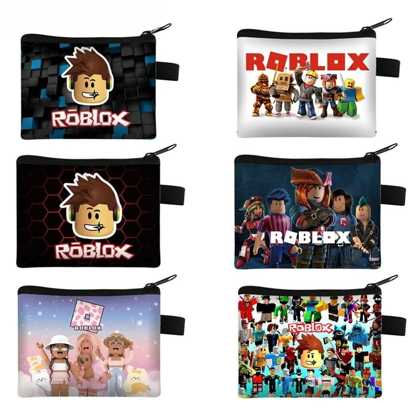 Accordion Wallet Zip - กระเป๋าใส่เหรียญ Robloxs ลายการ์ตูนน่ารัก พกพาสะดวก ใส่เหรียญ ใส่บัตร