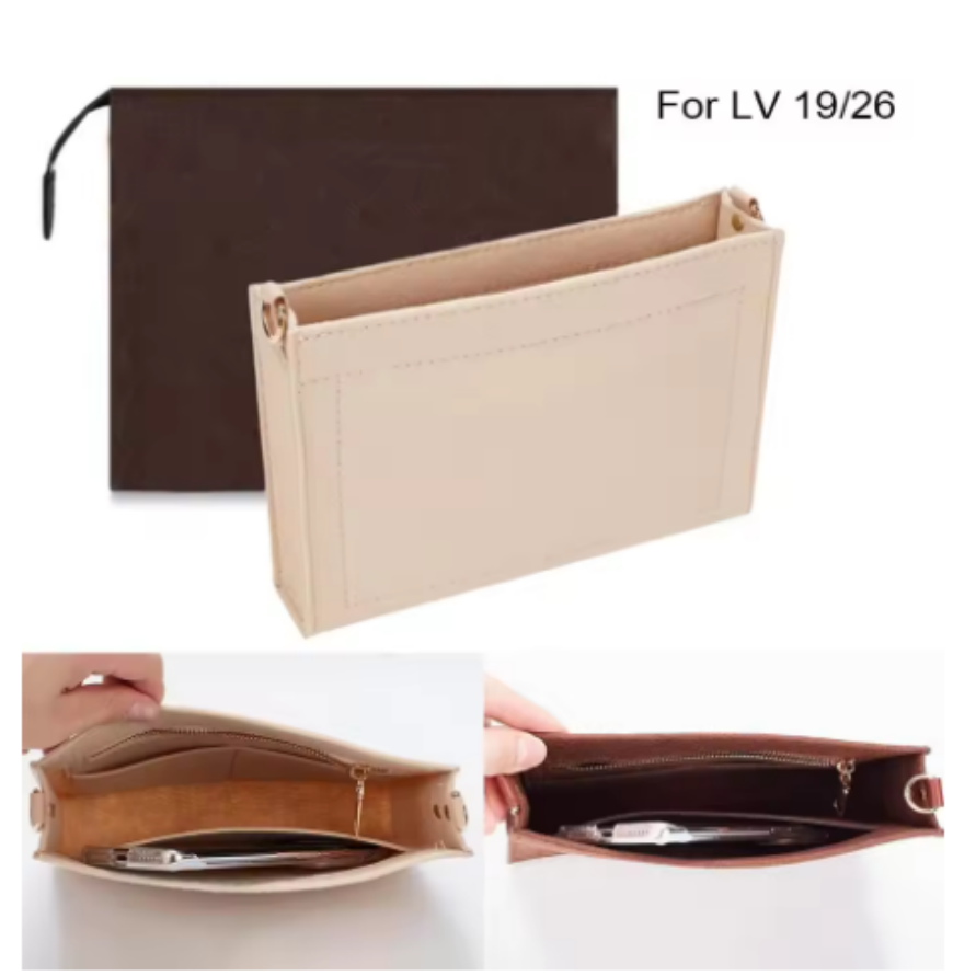 Luxury Bags Lv - กระเป๋าใส่ของในกระเป๋าถือแบบมีโครงสร้าง กระเป๋าเก็บเครื่องสำอาง ซับในกระเป๋า ช่วยจัดระเบียบภายใน สำหรับ LV