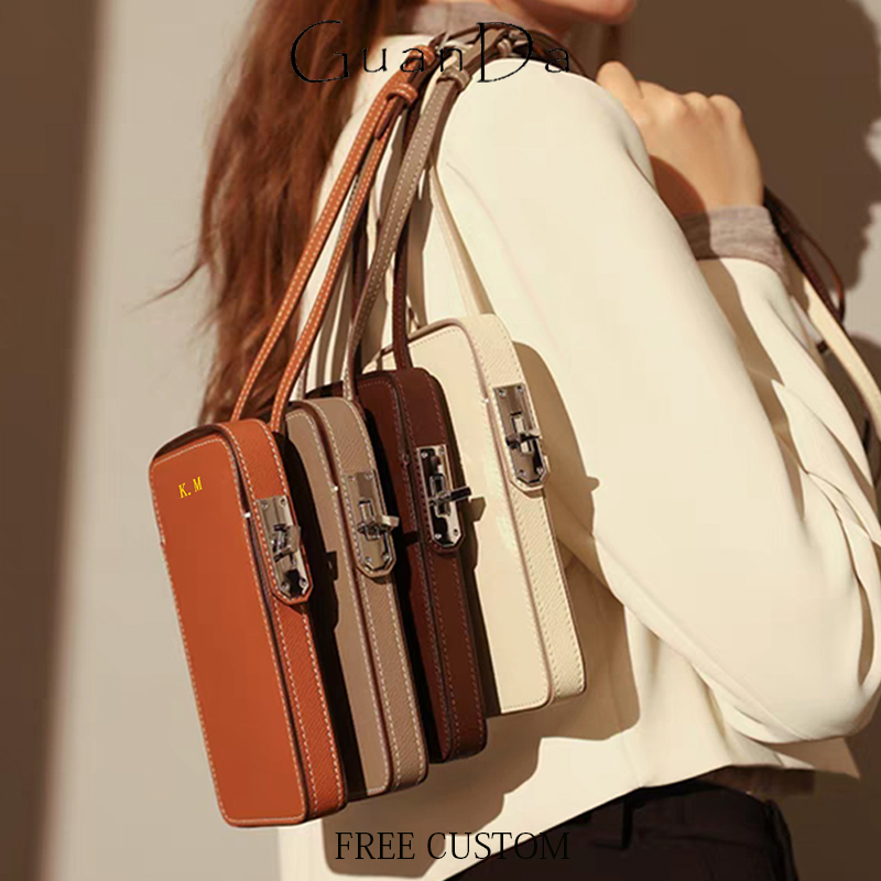 Luxury Bags Name For Women - Luxury Design กระเป๋าโทรศัพท์ผู้หญิงแบบพกพาของแท้หนัง Cross-body กระเป๋าที่กําหนดเองชื่อแฟชั่น Casual