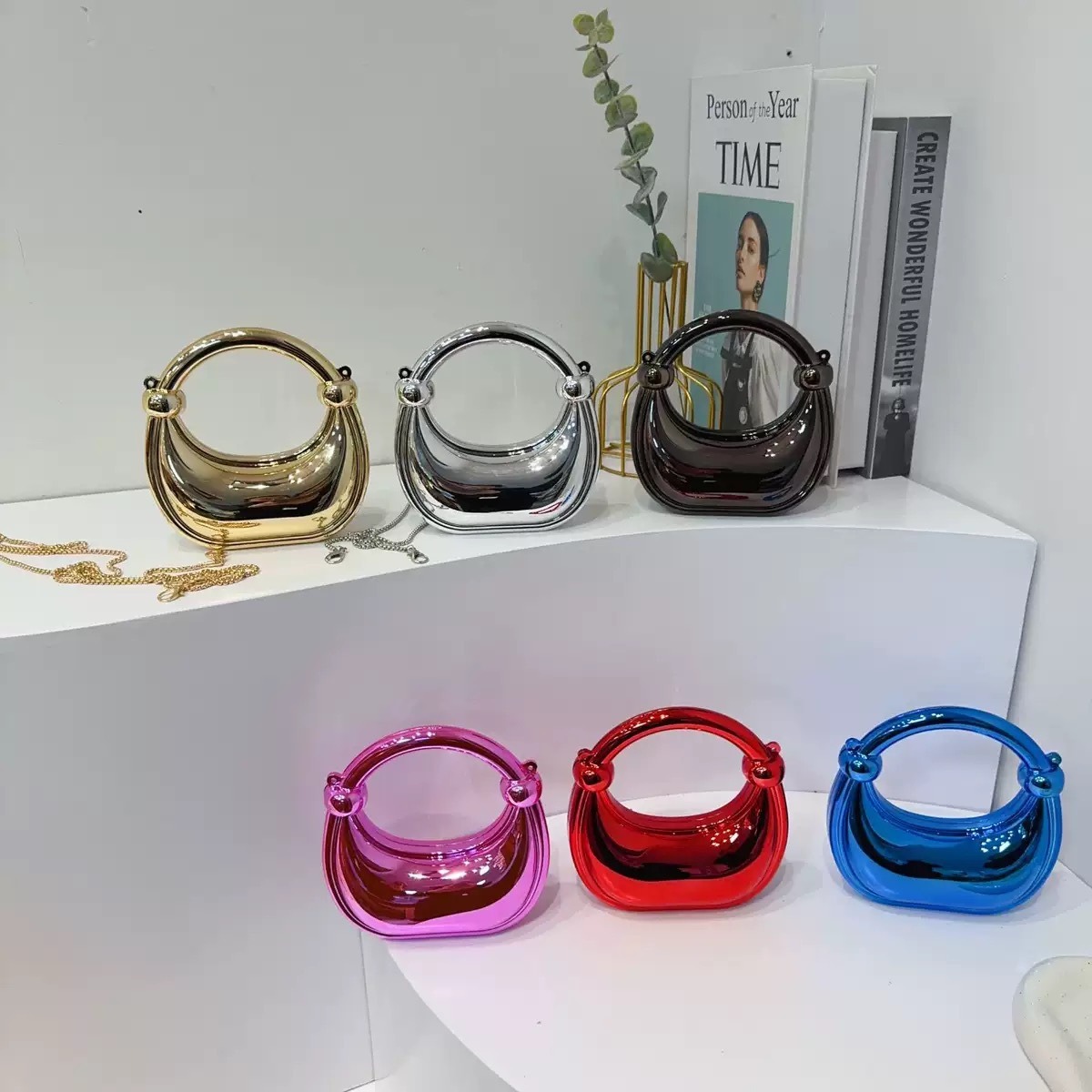 Luxury Bags And Accessories - Mini Golden Evening กระเป๋าและกระเป๋าถือ Luxury Designer