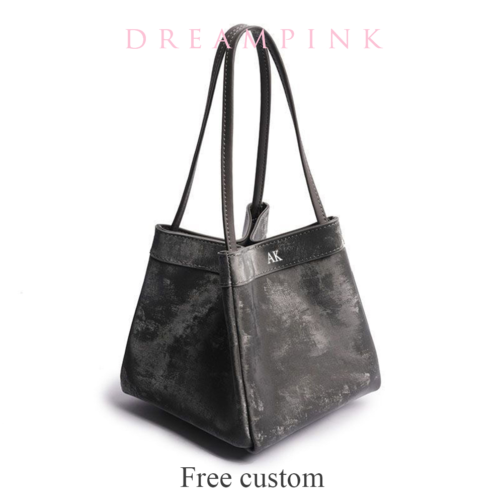 Luxury Bags Name For Women - แฟชั่นผู้หญิงผ้าไหมกระเป๋าหนังนิ่มหรูหราหนังหญิงกระเป๋าถือที่กําหนดเองชื่อหลาย Lady ไหล่กระเป๋าด้านบนจับ