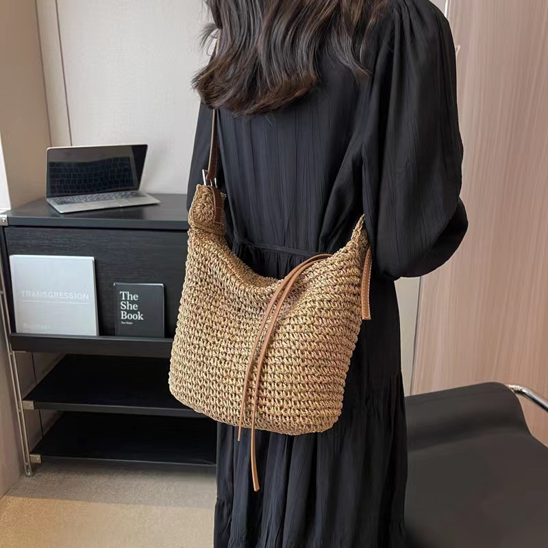 กระเป๋าสานฟางฤดูร้อนสำหรับผู้ห - Luxury Beach Bags Ysl บทวิจารณ์และราคา