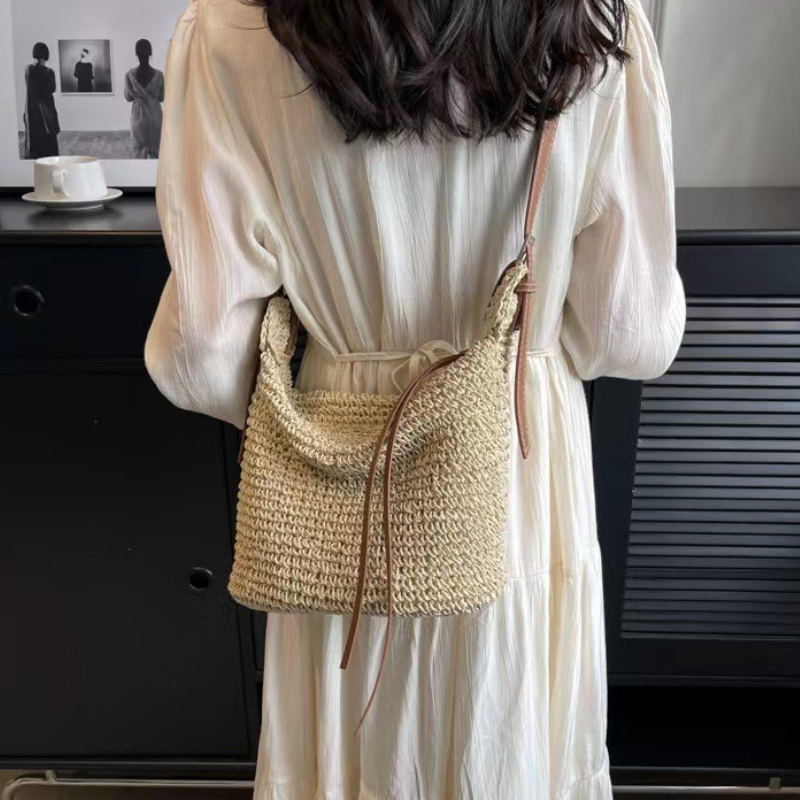 กระเป๋าสานฟางฤดูร้อนสำหรับผู้ห - Luxury Beach Bags Ysl บทวิจารณ์และราคา