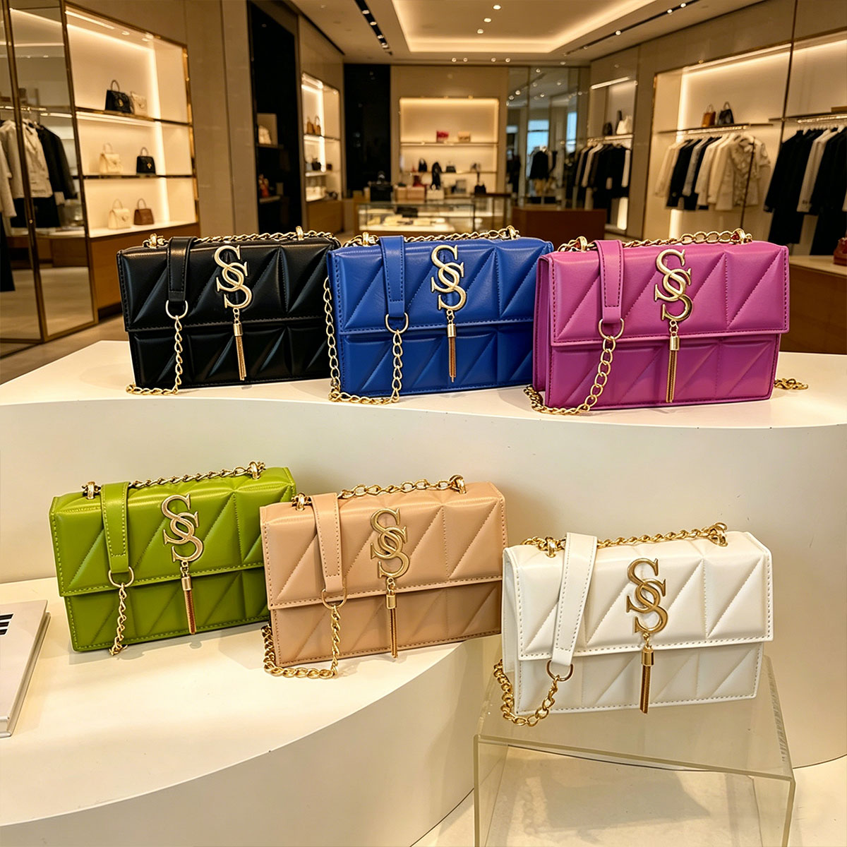 กระเป๋าทรงสี่เหลี่ยมเล็ก ดีไซน - Luxury Bags Lv บทวิจารณ์และราคา