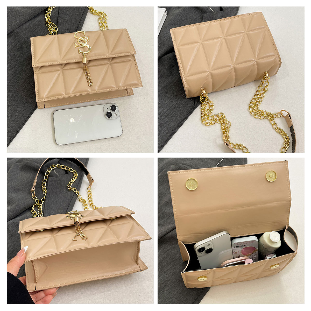 กระเป๋าทรงสี่เหลี่ยมเล็ก ดีไซน - Luxury Bags Lv บทวิจารณ์และราคา