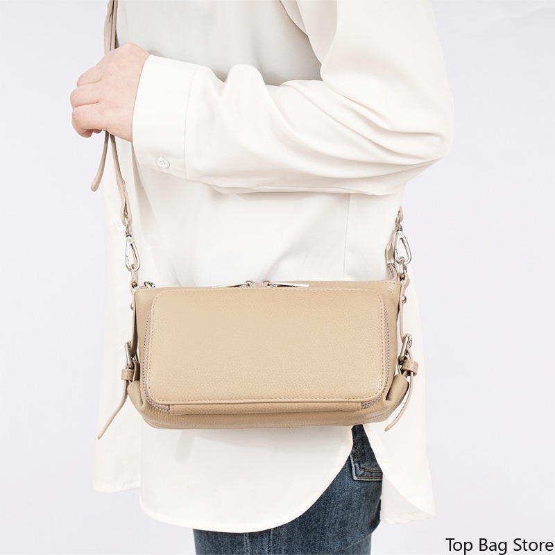 กระเป๋าหนังแท้ทรงโฮโบสำหรับผู้ - Quiet Luxury Bags Crossbody บทวิจารณ์และราคา