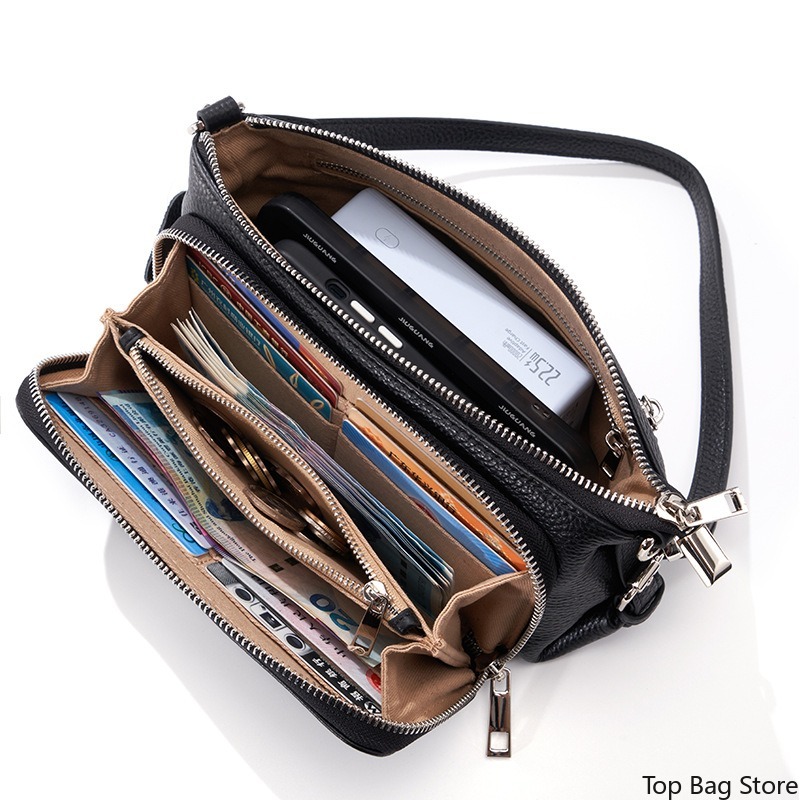 กระเป๋าหนังแท้ทรงโฮโบสำหรับผู้ - Quiet Luxury Bags Crossbody บทวิจารณ์และราคา