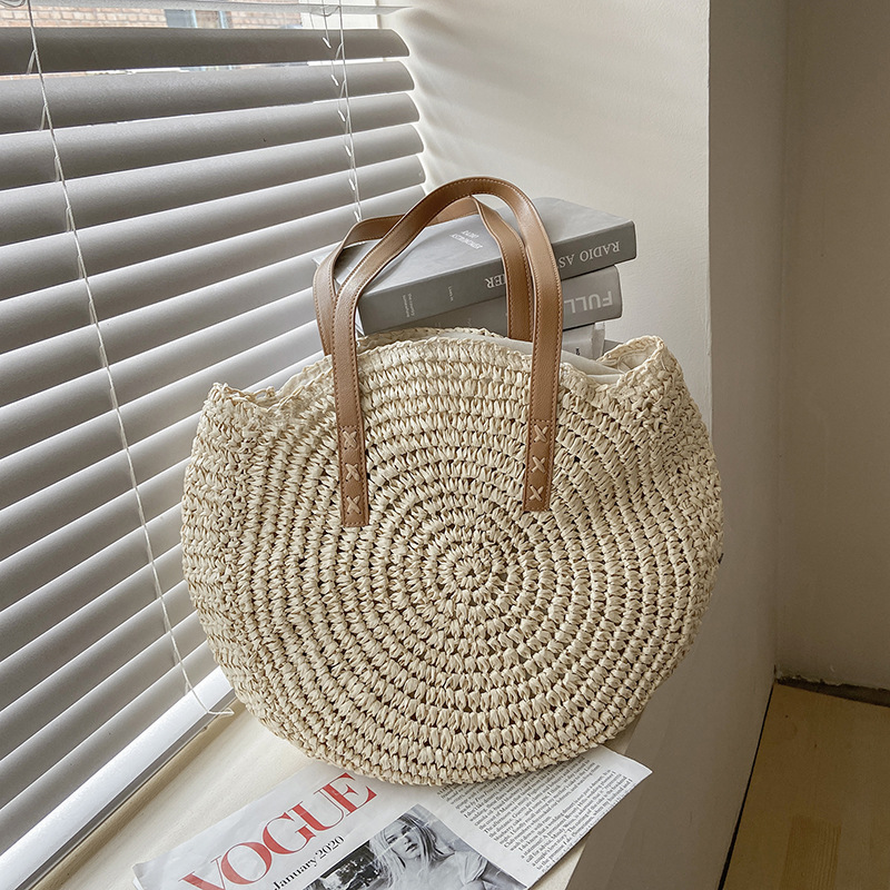 ฤดูร้อนรอบฟางกระเป๋าผู้หญิงกระ - Luxury Beach Bags Ysl บทวิจารณ์และราคา