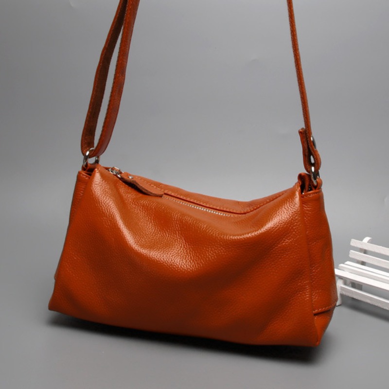 กระเป๋าหนังแท้สะพายข้างสำหรับผ - Quiet Luxury Bags Crossbody บทวิจารณ์และราคา
