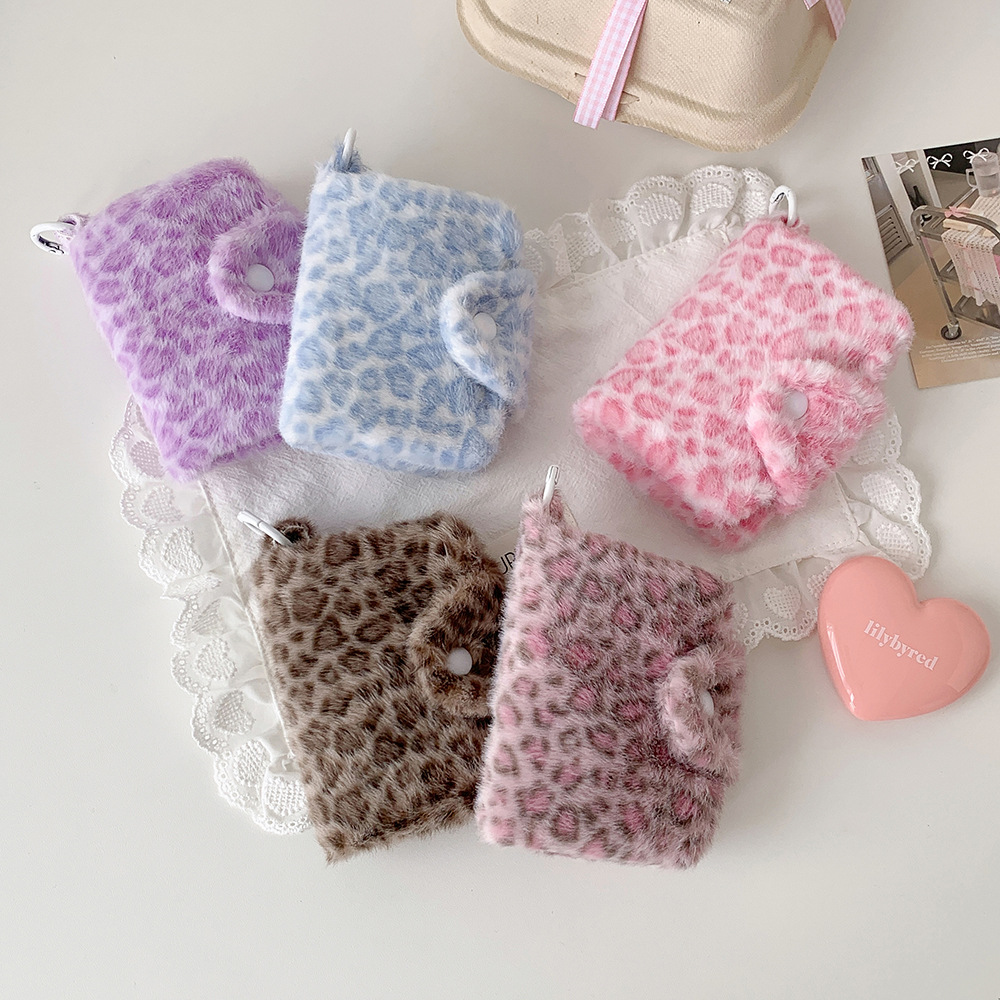กระเป๋าใส่บัตรลายเสือดาวแฟชั่น - Accordion Wallet Zip บทวิจารณ์และราคา