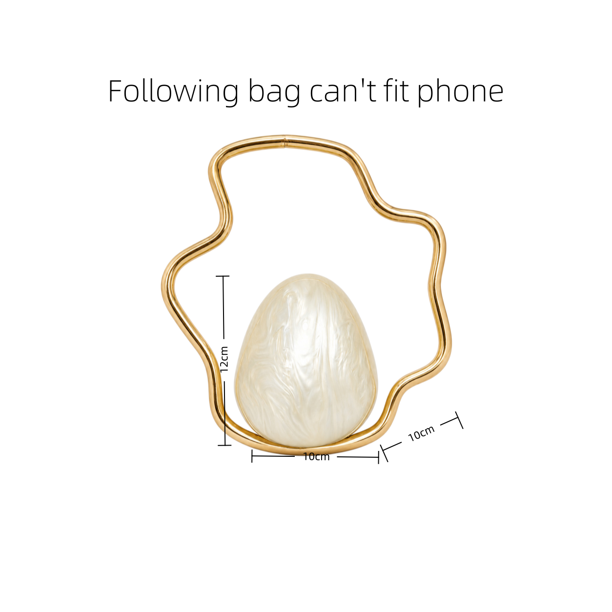 กระเป๋าคลัทช์อะคริลิคทรงไข่ขนา - Luxury Bags On Sale บทวิจารณ์และราคา
