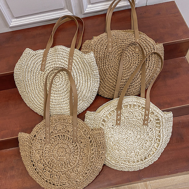 ฤดูร้อนรอบฟางผู้หญิงวันหยุดทอก - Luxury Beach Bags Ysl บทวิจารณ์และราคา