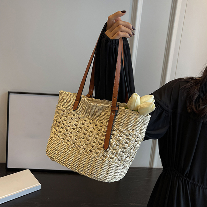 Designer Casual หวายหวาย Tote  - Luxury Beach Bags Ysl บทวิจารณ์และราคา