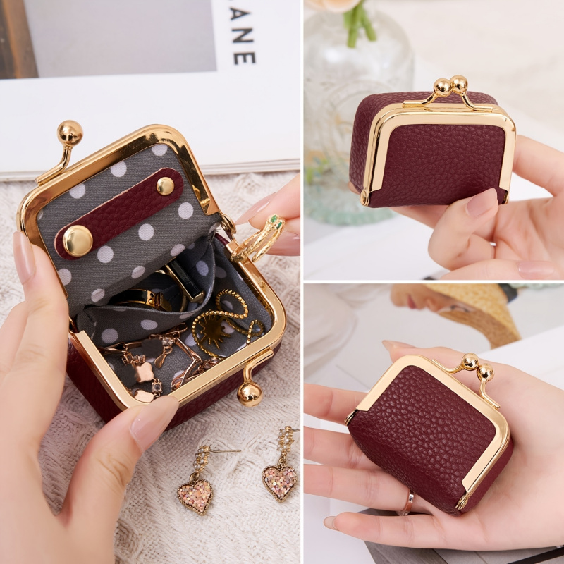 กระเป๋าใส่เหรียญหนังขนาดเล็ก – - Accordion Wallet Zip บทวิจารณ์และราคา