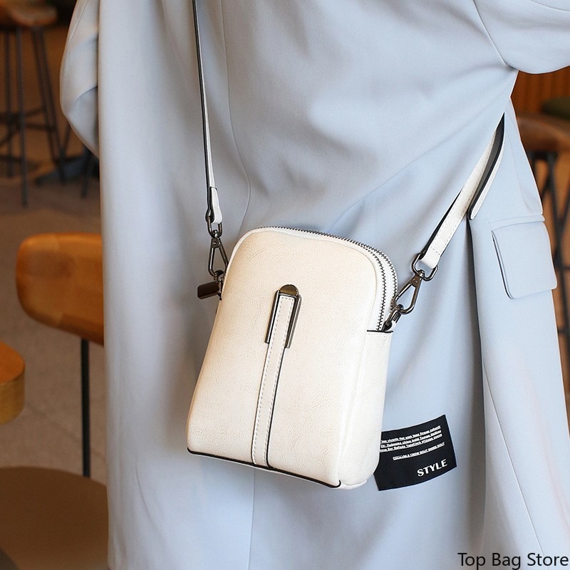 กระเป๋าหนังแท้สะพายไหล่สำหรับผ - Quiet Luxury Bags Crossbody บทวิจารณ์และราคา