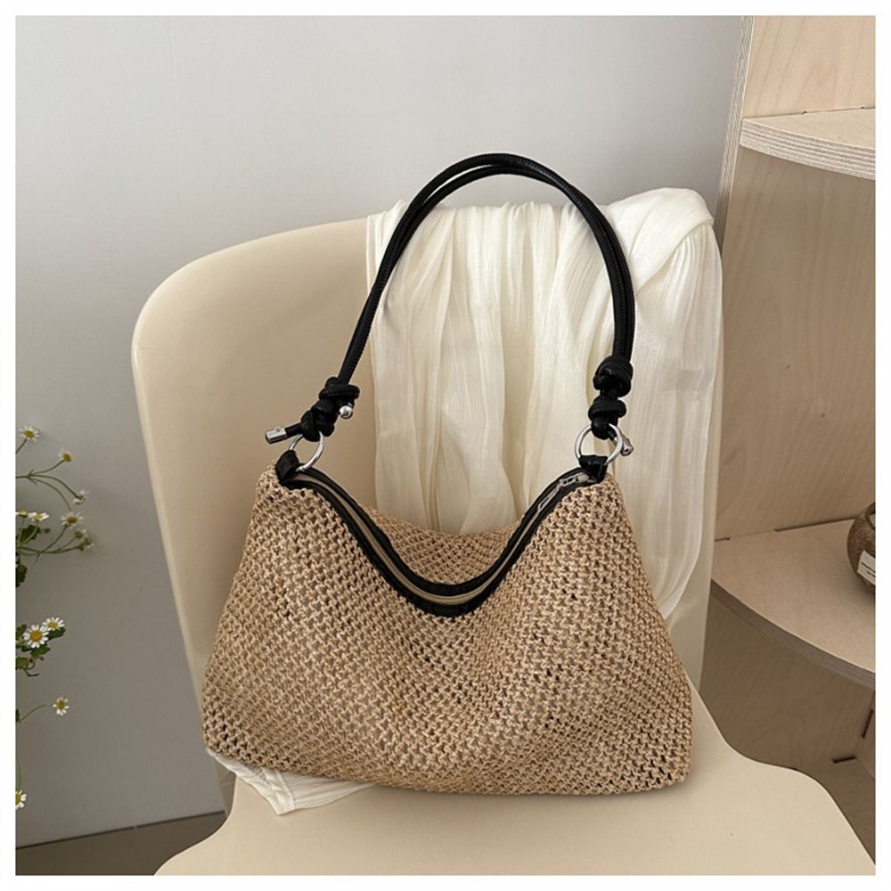 กระเป๋าถือถักแฮนด์เมดกระเป๋าถื - Luxury Beach Bags Ysl บทวิจารณ์และราคา